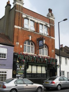 The Dog and Duck - an ancient inn rebuilt in1900