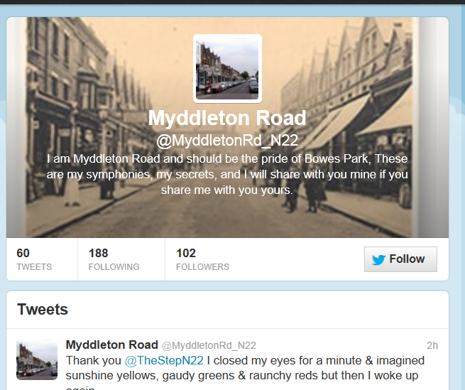 The Myddleton Road tweeter
