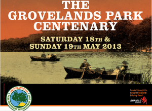 Grovelands centenary postcard