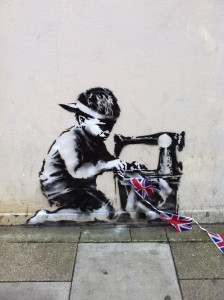 Slave Trade by Banksy, photo Luke Giles