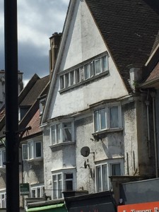 Part of Arthur Sykes Palmers Green streetscape