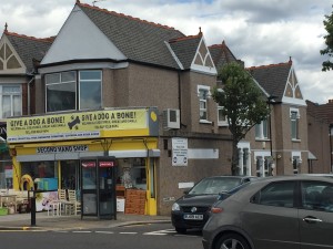 The corner of Osbourne Road and Green Lanes where Miss Hum had her school